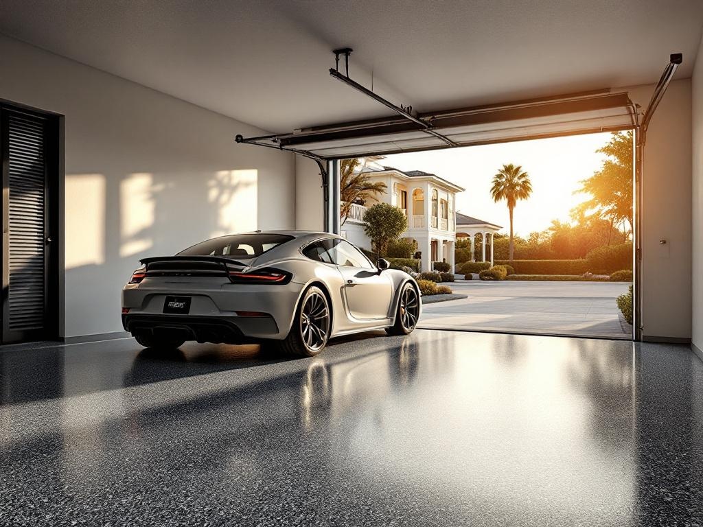 Storm gray garage Pasadena